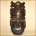 Antique face mask assorted philippine ethnic accessories